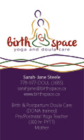 Birth Space Business Card
